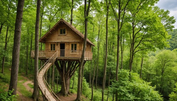 Découvrez les meilleures maisons dans les arbres en dordogne écoresponsables